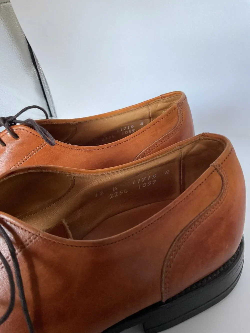 Allen Edmonds “Lauderdale” Woven Cap Toe Oxford Dress Shoes – Made in USA - Picture 10 of 11